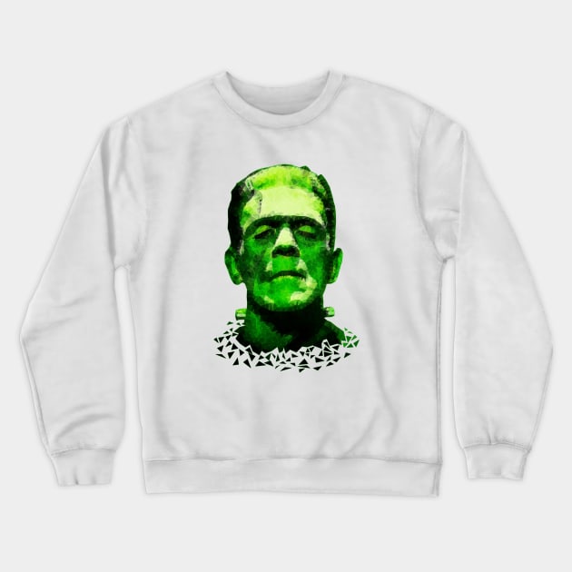 Frankenstein - neongreen Crewneck Sweatshirt by Ancello